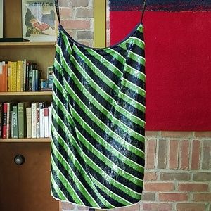 Vintage Michael Kors silk sequin skirt